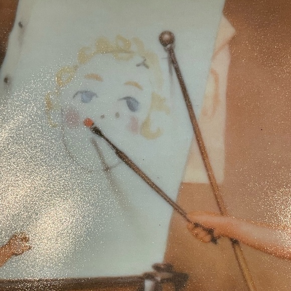 Limited Edition Norman Rockwell Collector Series Plate “Artist Daughter” - Picture 11 of 12